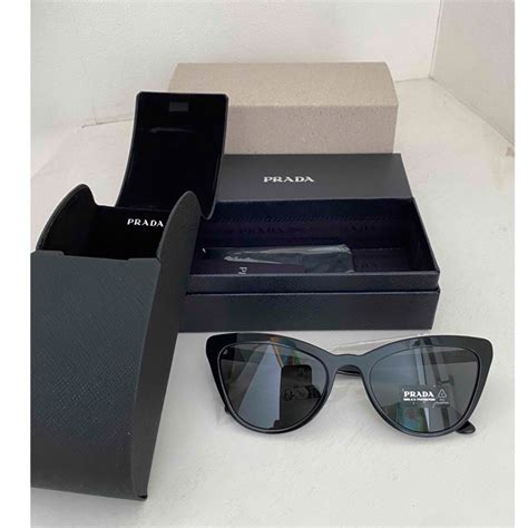 prada spr 01v col.1ab-5s0 cal.56 new occhiali da sole-sunglasses|PRADA Sunglasses SPR 01V 1AB.